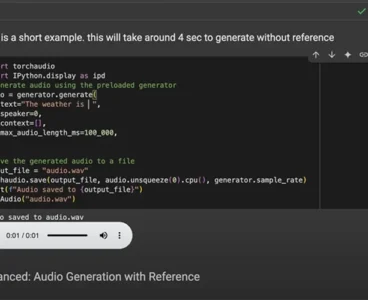 A quick demo of Sesame AI’s open-source Conversational Speech Model